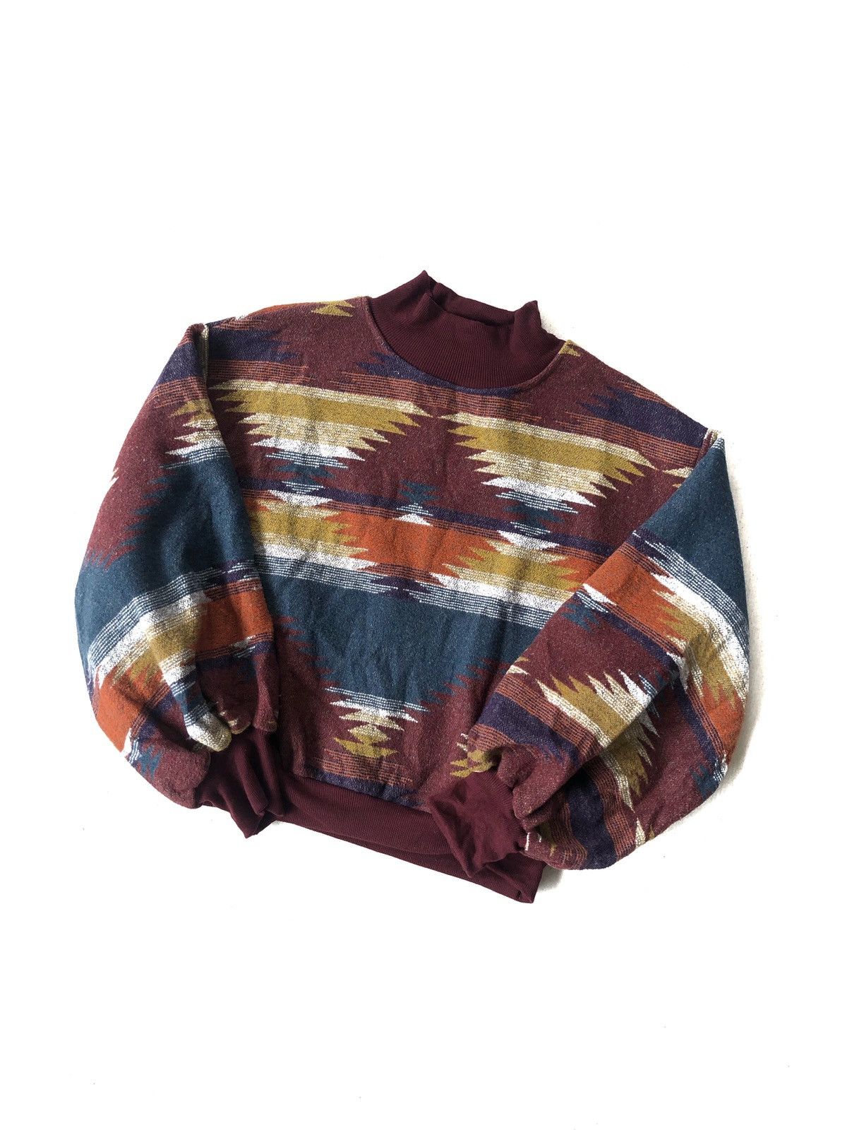 Mexicana Mexican Navajo Native Ballon Sweater Pullover Size US S / EU 44-46 / 1 - 5 Thumbnail