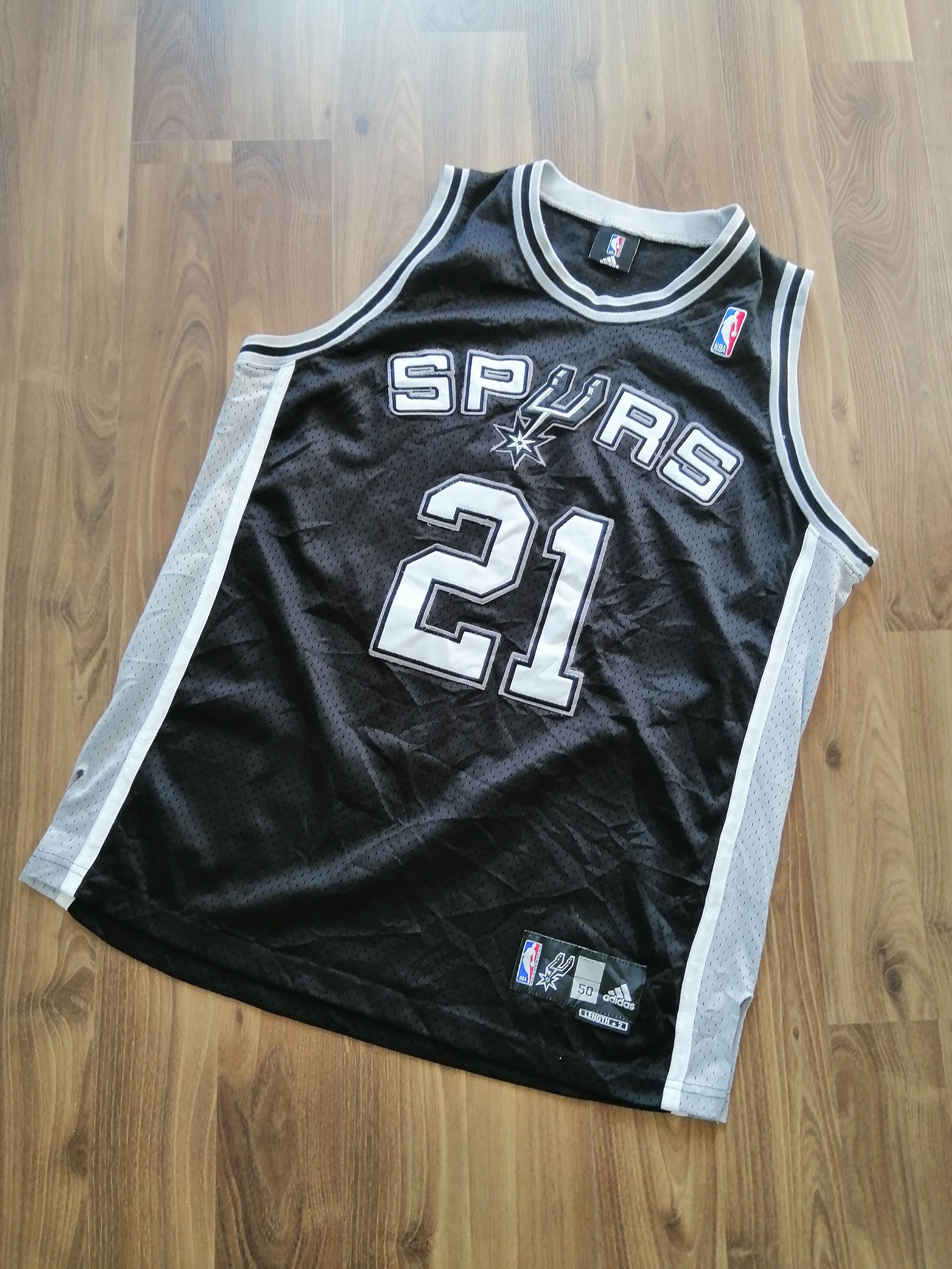 Adidas NBA San Antonio Spurs Tim Duncan #21 Basketball Jersey Size popular XL 48