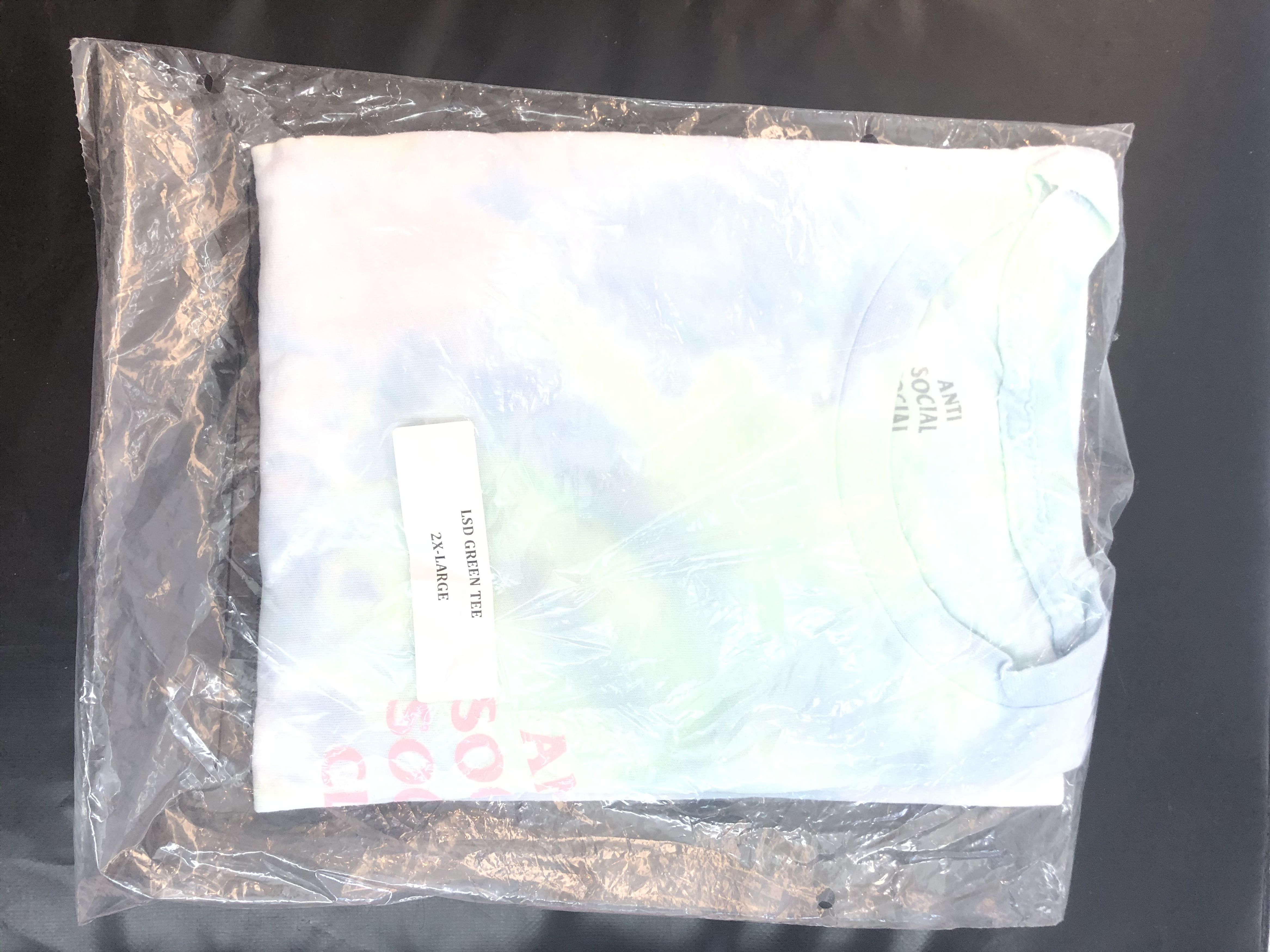 Anti Social Social Club DS ASSC Pink Logo LSD Green Tee Offwhite Supreme Bape Size US XXL / EU 58 / 5 - 1 Thumbnail