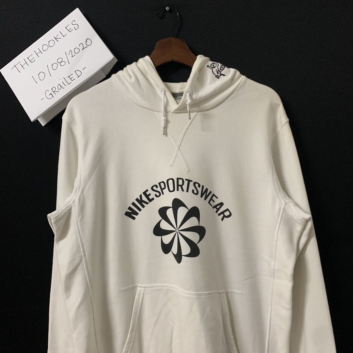Nike Nike Pinwheel Sportswear Big Logo Hoodie Sweater Sweatshirt Size US L / EU 52-54 / 3 - 3 Thumbnail