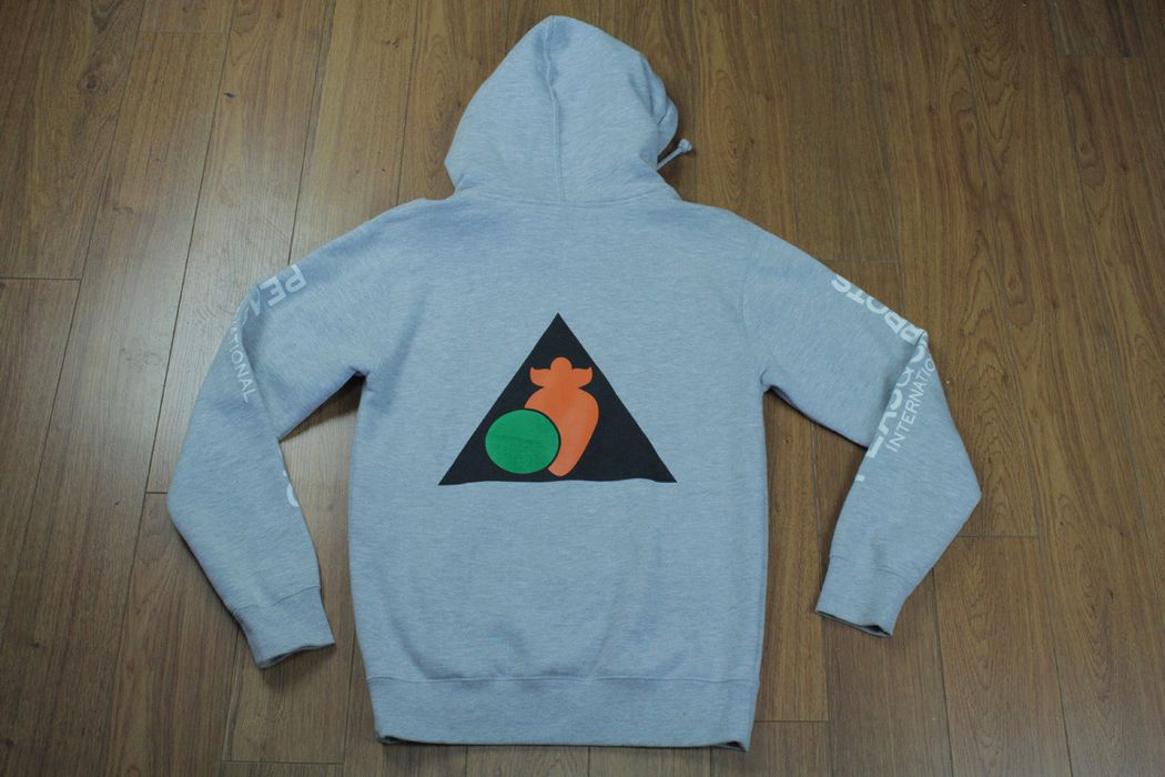 Peas N Carrots Peas and Carrots International Triangle Logo Hoodie Grey Casey Veggies Sweater