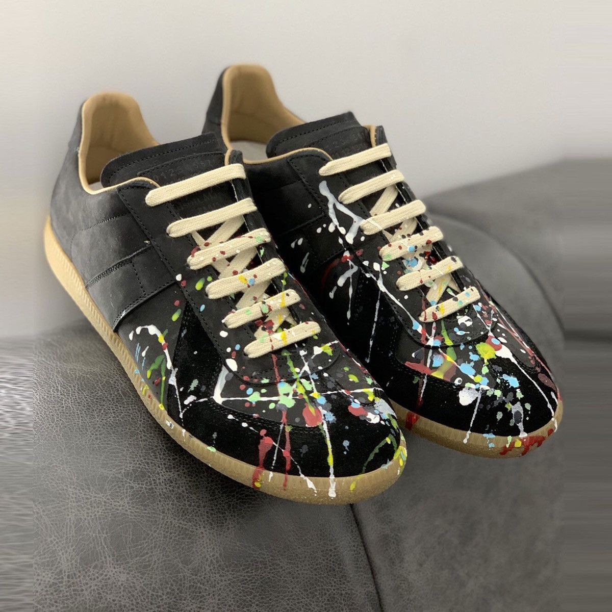 Maison Margiela Replica 'Paint Splatter - Black