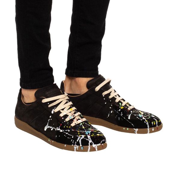 MAISON MARGIELA - Paint Splatter Replica Sneaker in Black/Multi – TRAFFIC  LOS ANGELES