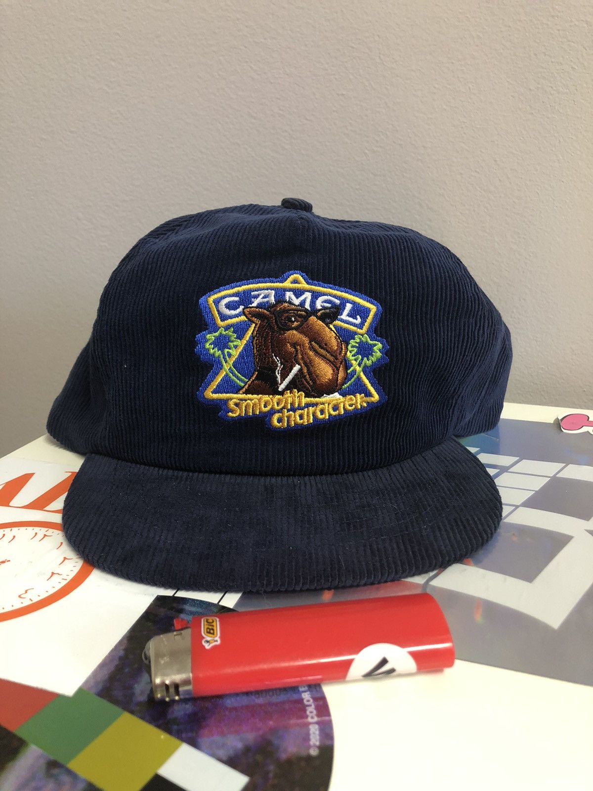 Camel Vintage Camel “Smooth Character” Corduroy SnapBack Hat | Grailed