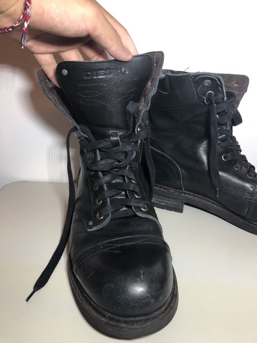 Diesel Cassidy Combat Boots | Grailed