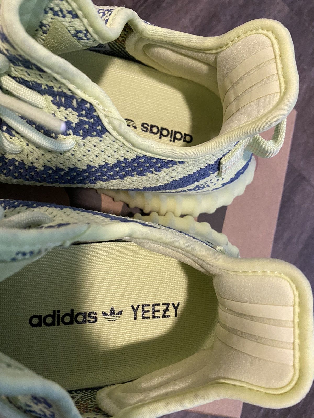 Adidas Yeezy Boost 350 V2 Semi Frozen Yellow 2017 Size US 6.5 / EU 39-40 - 5 Thumbnail