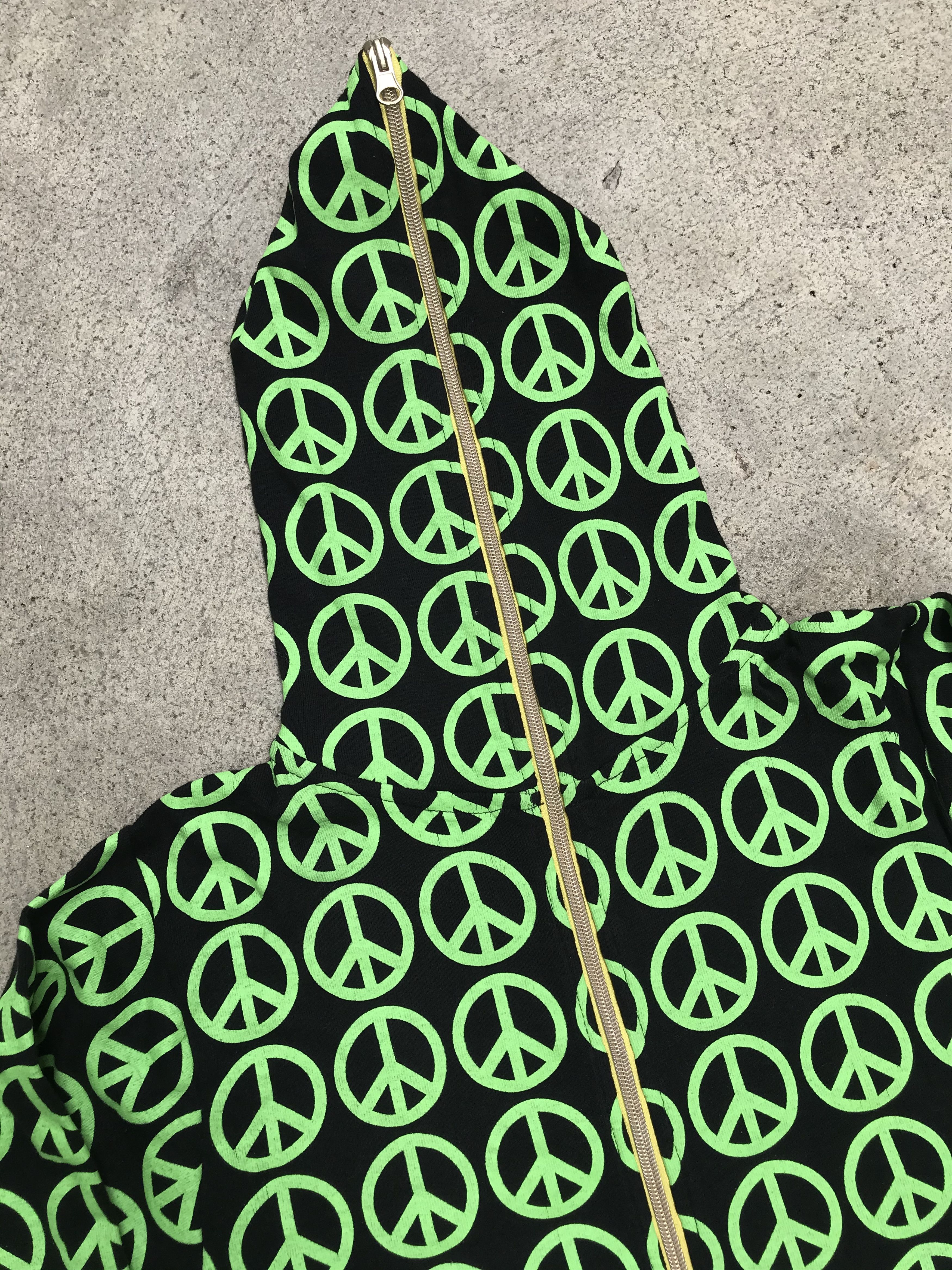 Vintage Vintage Y2K Peace Hoodie Sweatshirt Sweater Long Sleeve Size US L / EU 52-54 / 3 - 2 Thumbnail