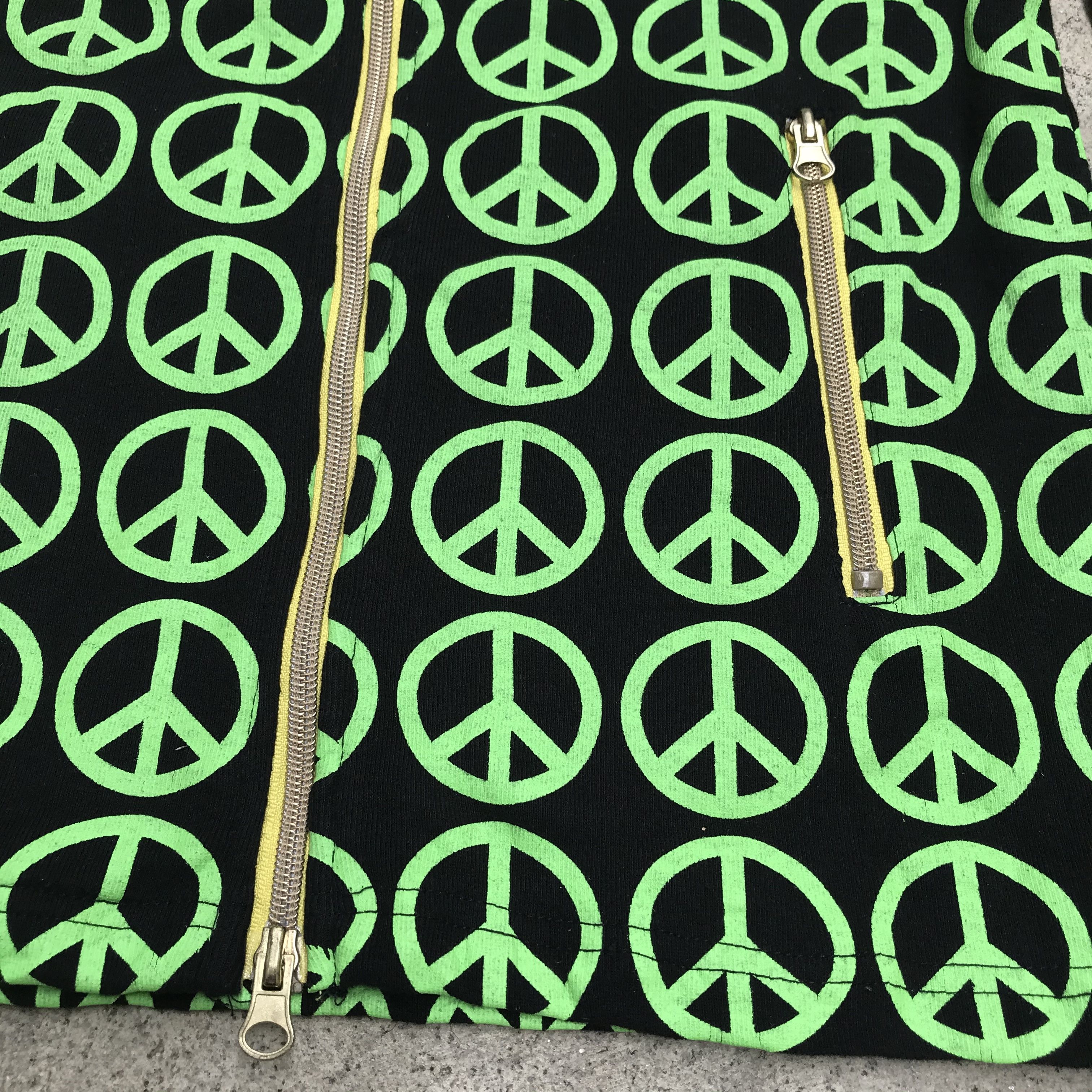 Vintage Vintage Y2K Peace Hoodie Sweatshirt Sweater Long Sleeve Size US L / EU 52-54 / 3 - 4 Thumbnail