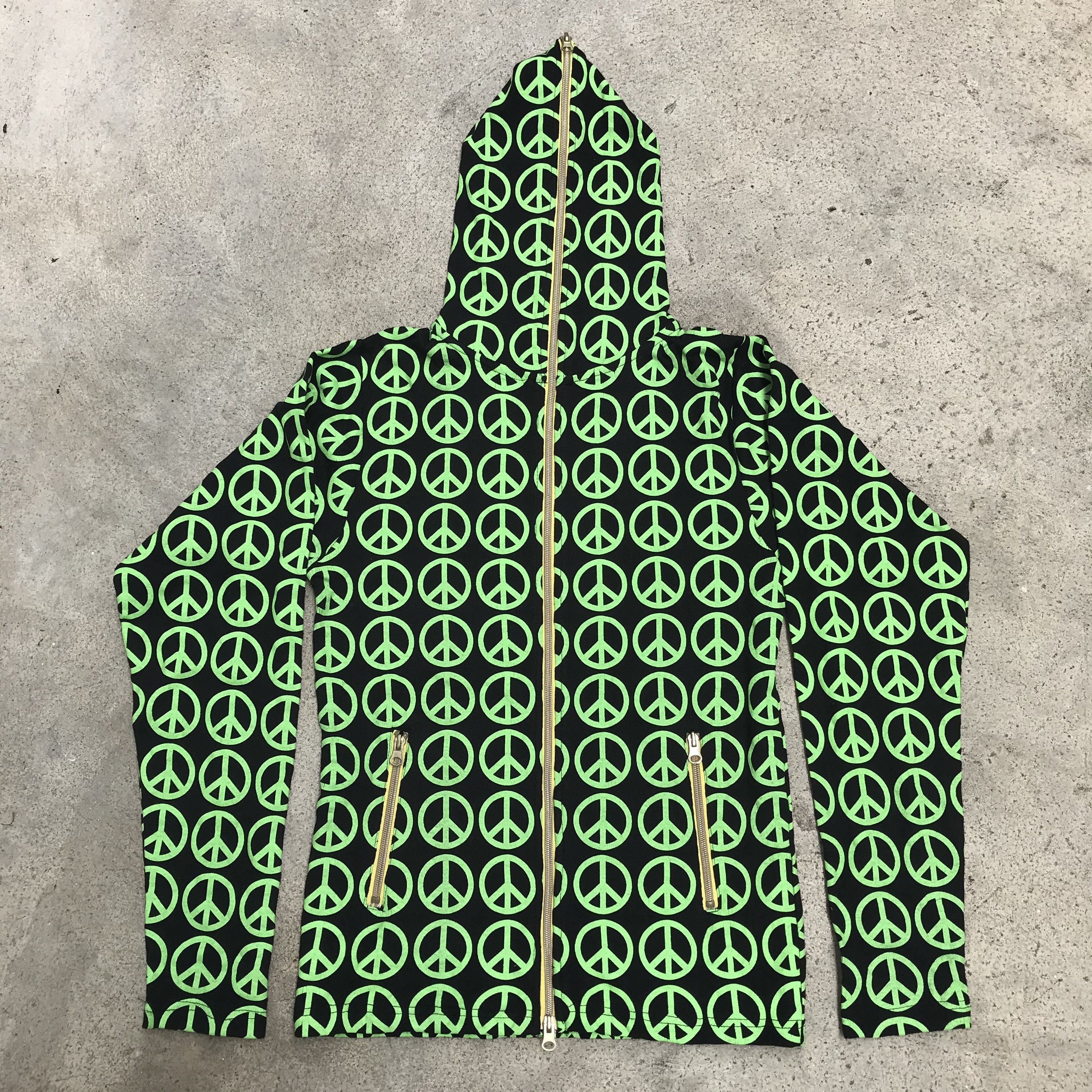 Vintage Vintage Y2K Peace Hoodie Sweatshirt Sweater Long Sleeve Size US L / EU 52-54 / 3 - 1 Thumbnail