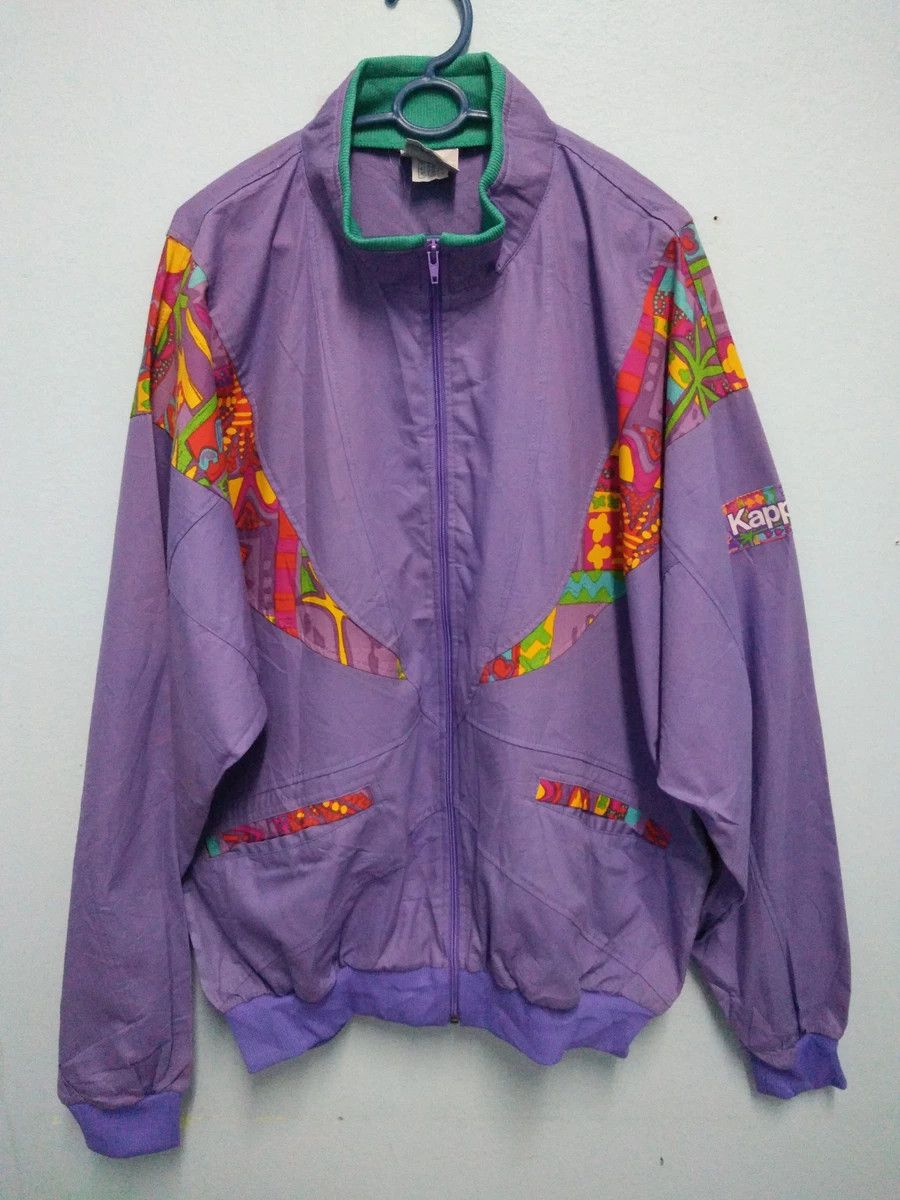 Vintage 90s Kappa Light Jacket Floral Design