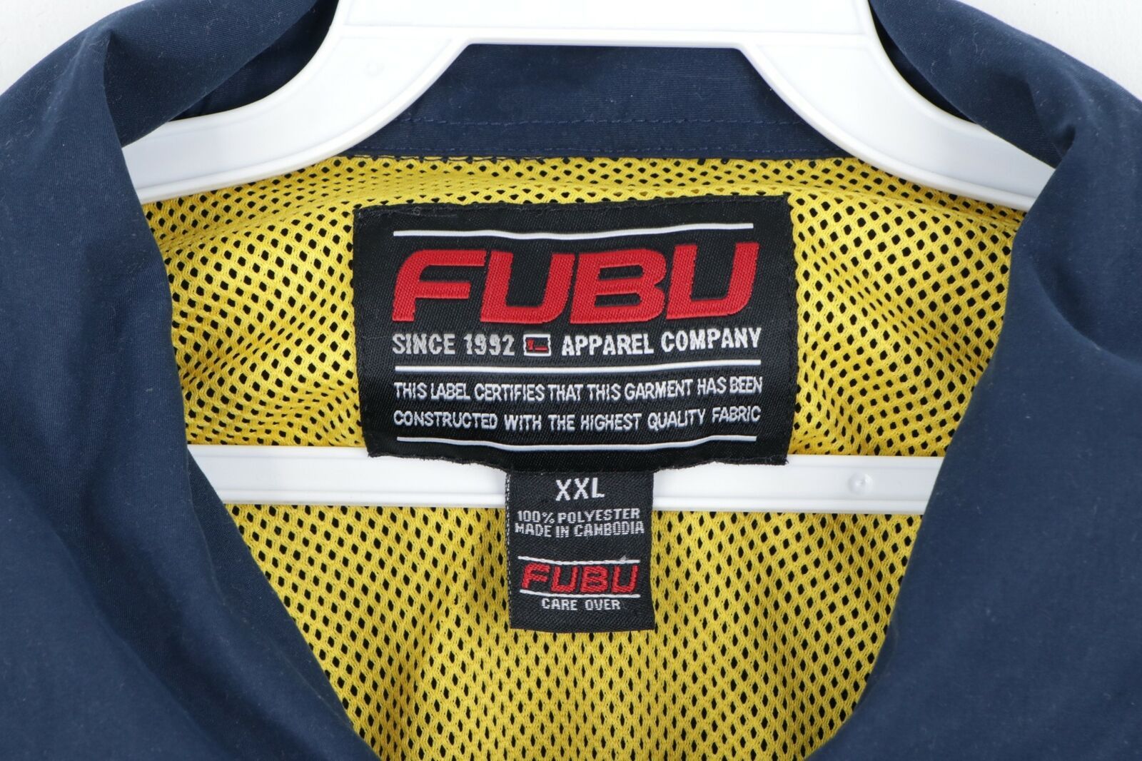 Fubu × Vintage Vintage 90s Fubu Sport Script Spell Full Zip Lined Jacket Size US XXL / EU 58 / 5 - 5 Thumbnail