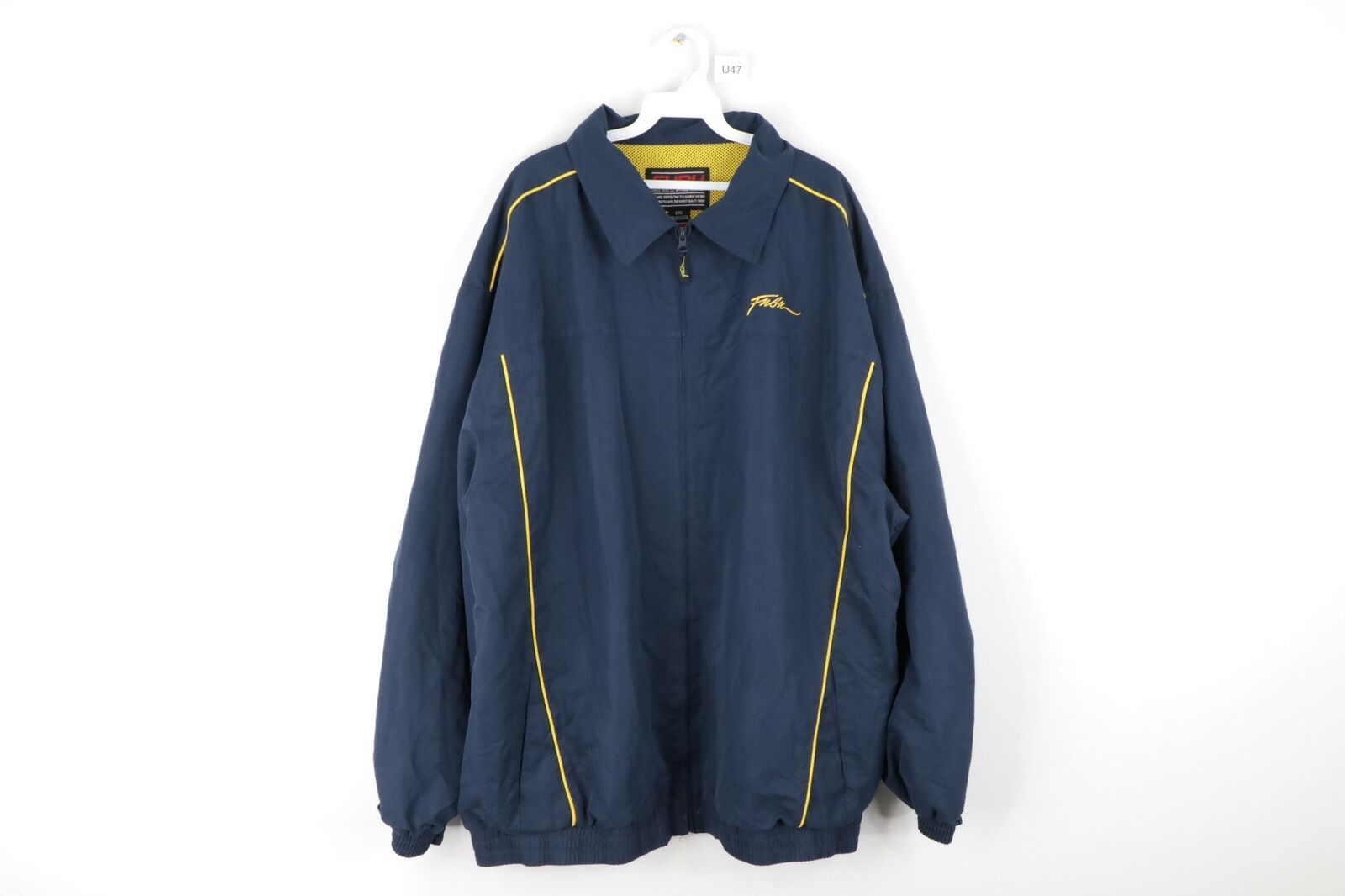 Fubu × Vintage Vintage 90s Fubu Sport Script Spell Full Zip Lined Jacket Size US XXL / EU 58 / 5 - 1 Thumbnail