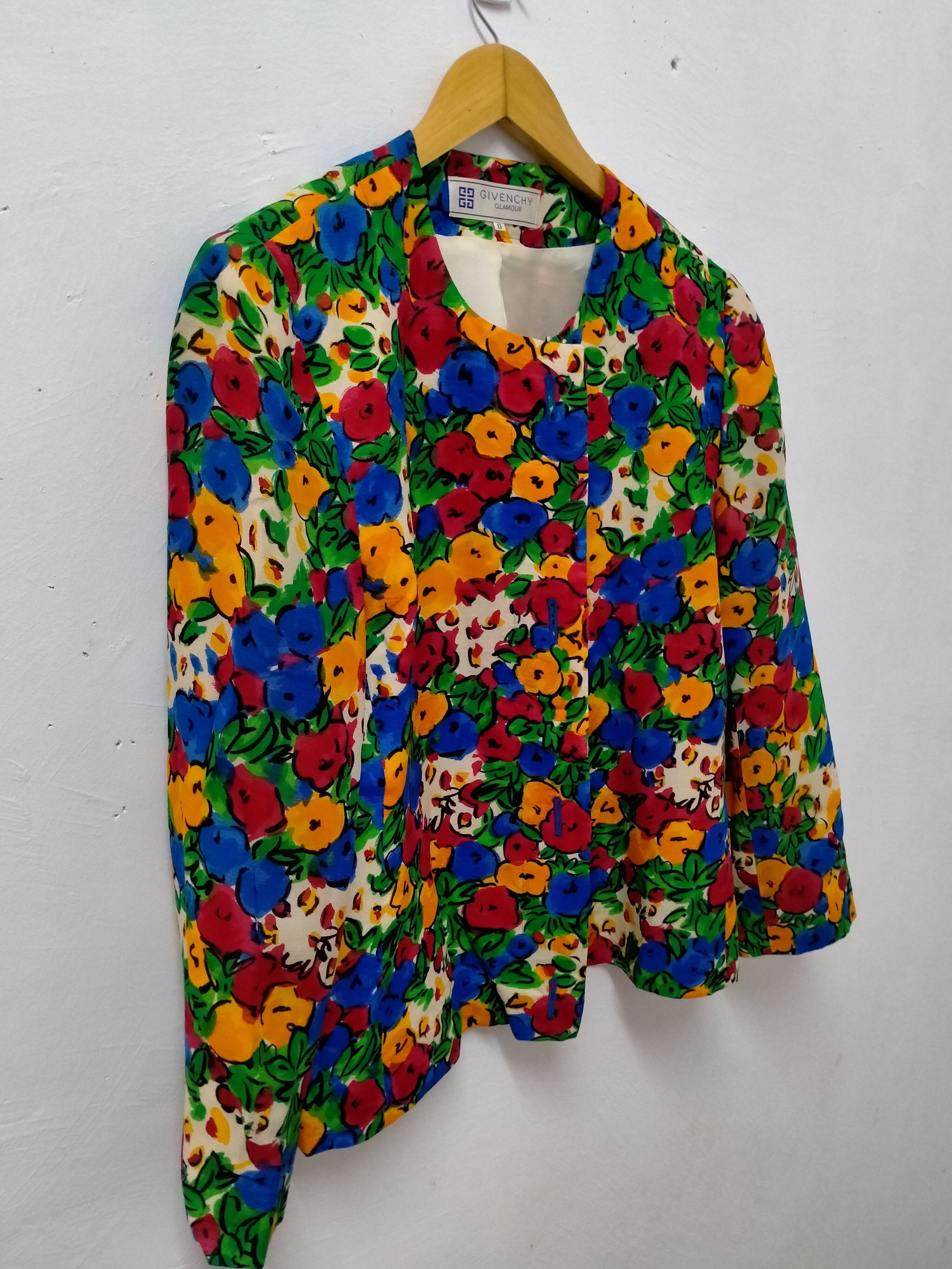 Givenchy Vintage givenchy Glamour floral Size M / US 6-8 / IT 42-44 - 3 Thumbnail