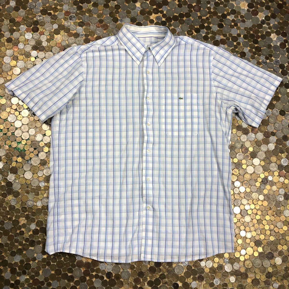 Lacoste × Vintage Lacoste Vintage shirt Size US L / EU 52-54 / 3 - 1 Thumbnail