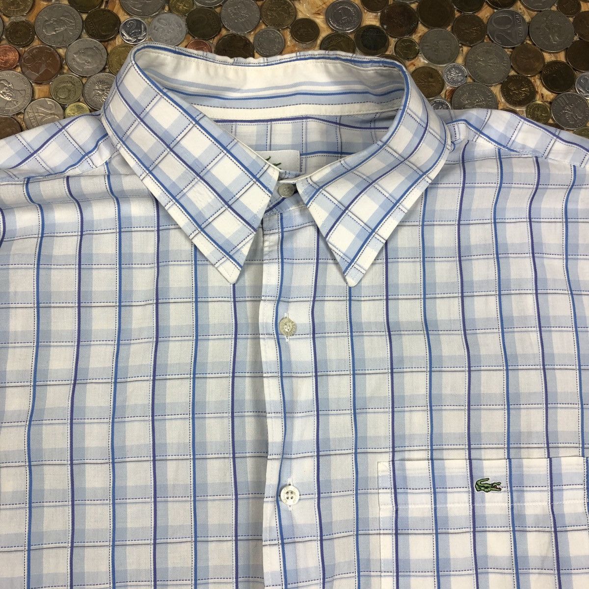 Lacoste × Vintage Lacoste Vintage shirt Size US L / EU 52-54 / 3 - 2 Thumbnail