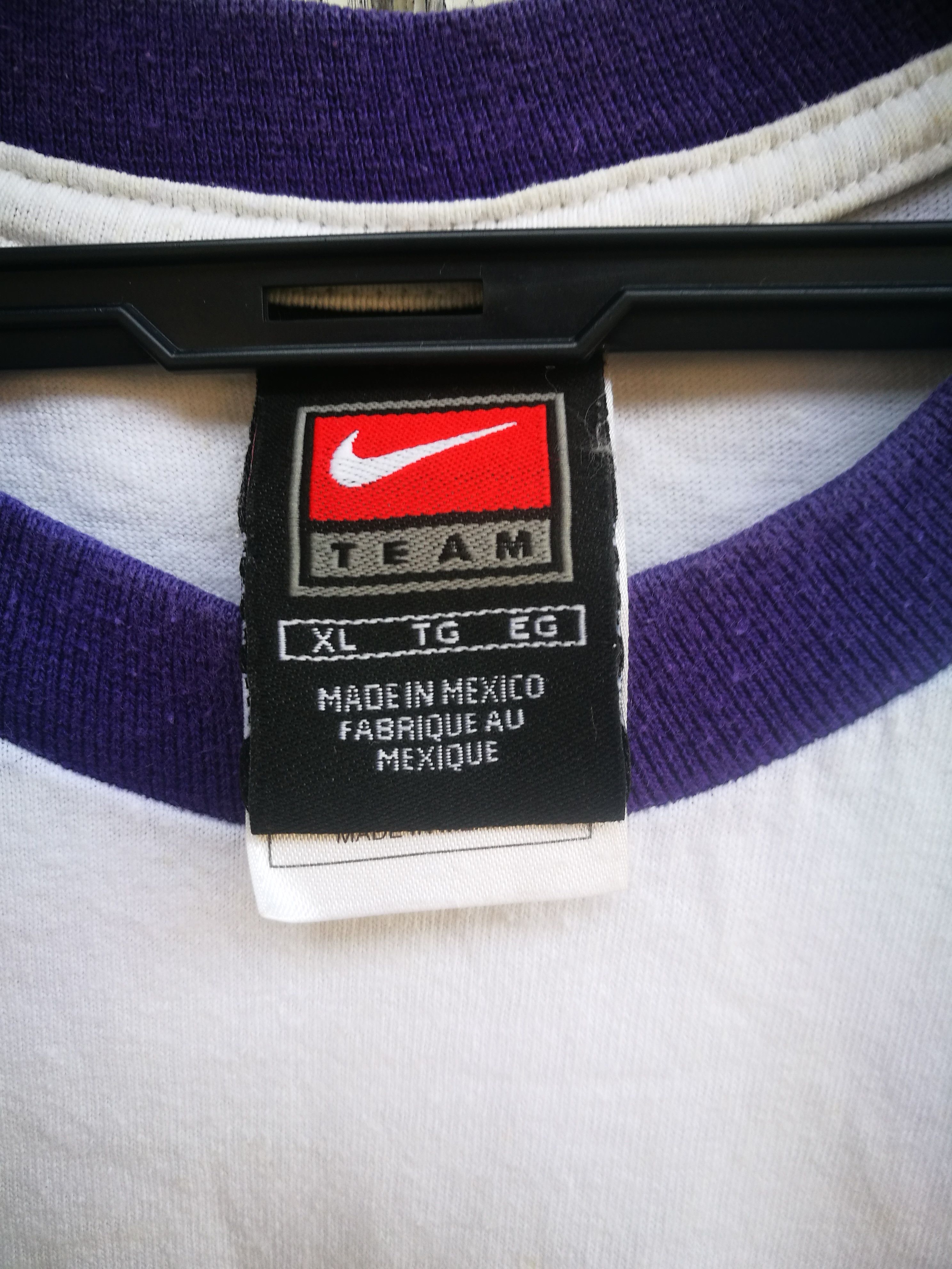 Nike × Vintage NIKE TEAM RINGER WASHINGTON Size US XL / EU 56 / 4 - 5 Thumbnail