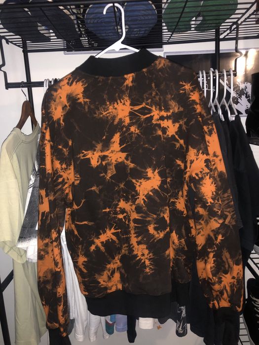 Daily paper orange 2025 tie dye sweater