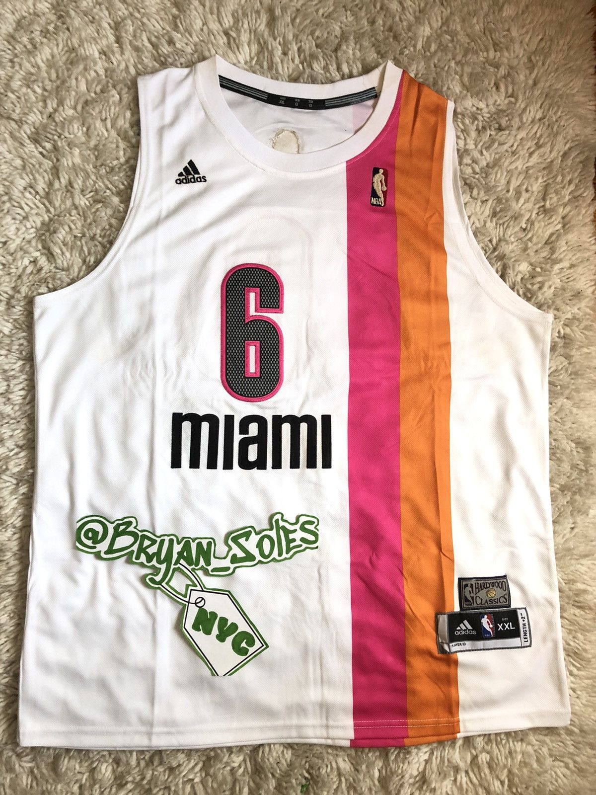 Lebron James Miami Heat Black Jersey -ALL SIZES