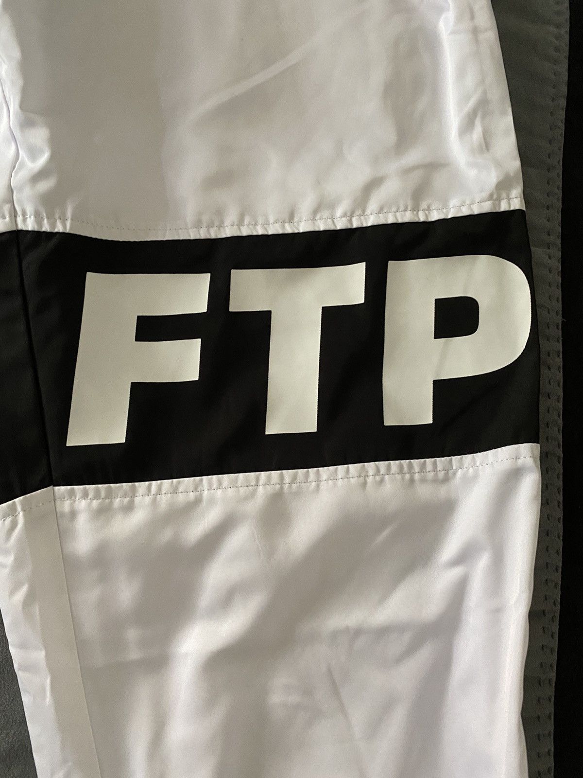 Fuck The Population WHITE WATERPROOF PANTS Size US 30 / EU 46 - 2 Thumbnail
