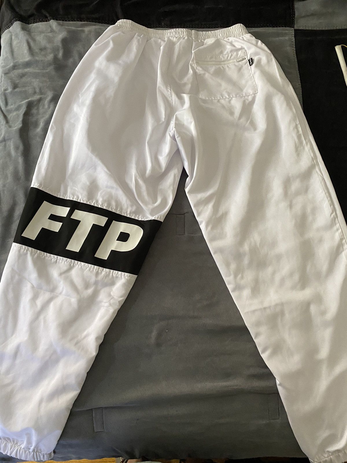Fuck The Population WHITE WATERPROOF PANTS Size US 30 / EU 46 - 5 Thumbnail