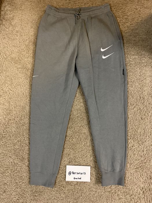 double swoosh nike sweatpants