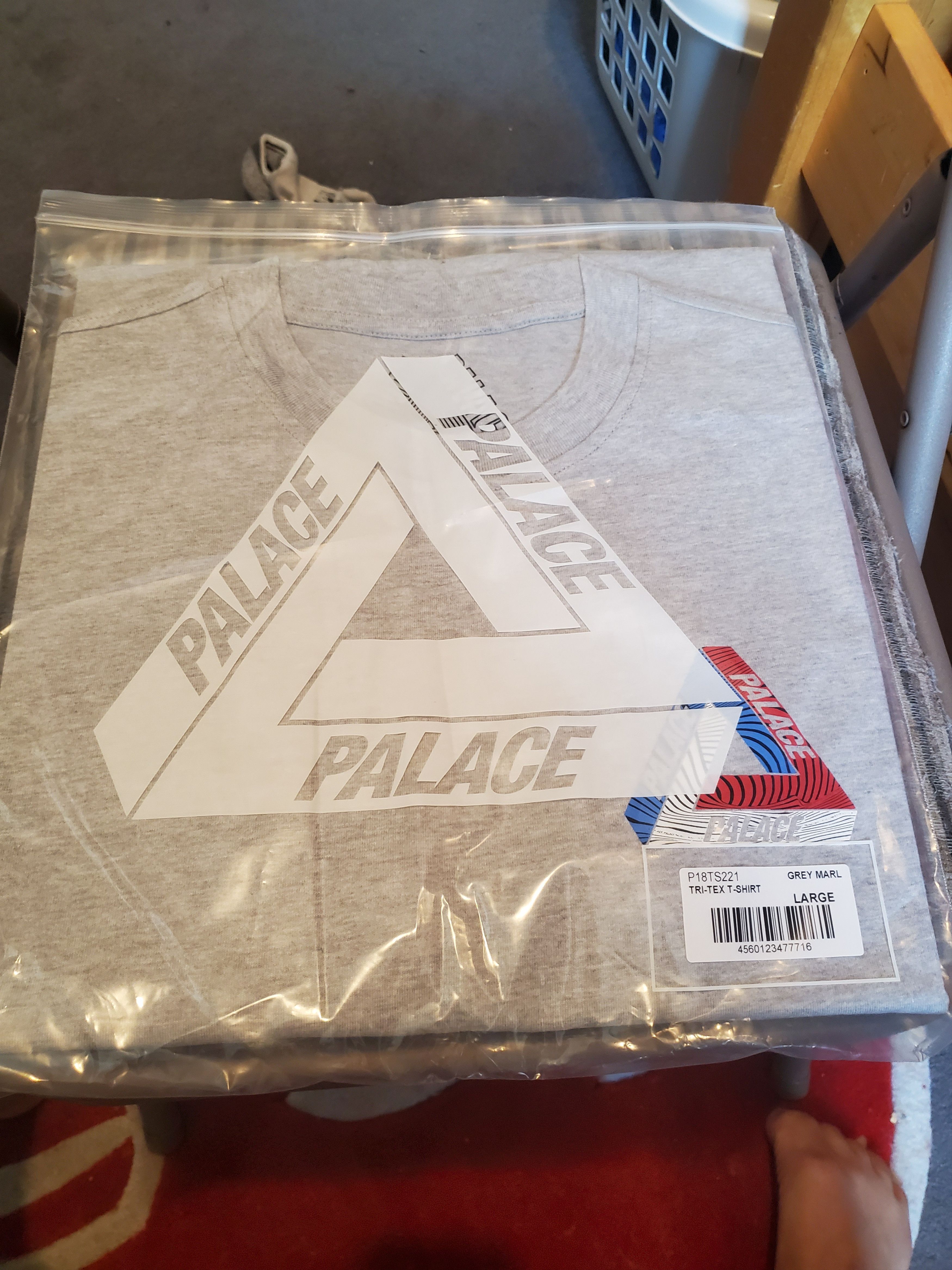 Palace Palace Tri-Tex Tee (Grey) - Large Size US L / EU 52-54 / 3 - 1 Thumbnail