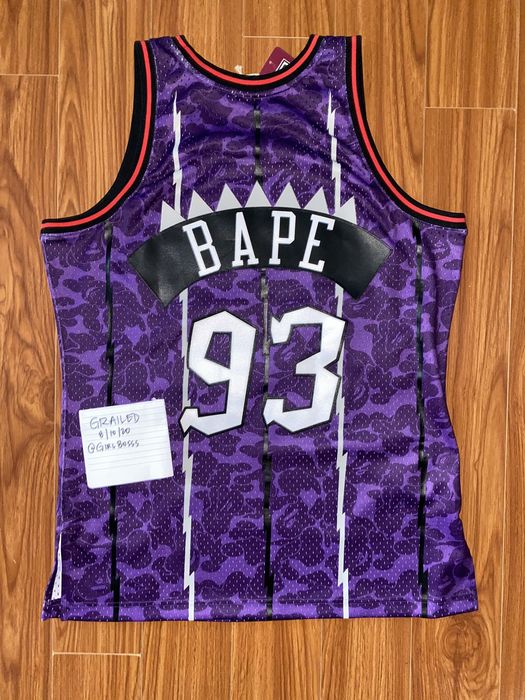 Raptors best sale bape jersey