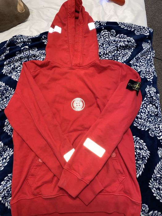 Supreme Supreme x stone island reflective hoodie | Grailed