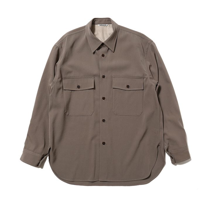 Auralee Auralee Wool Max Gabardine CPO Shirt (Size 5) | Grailed