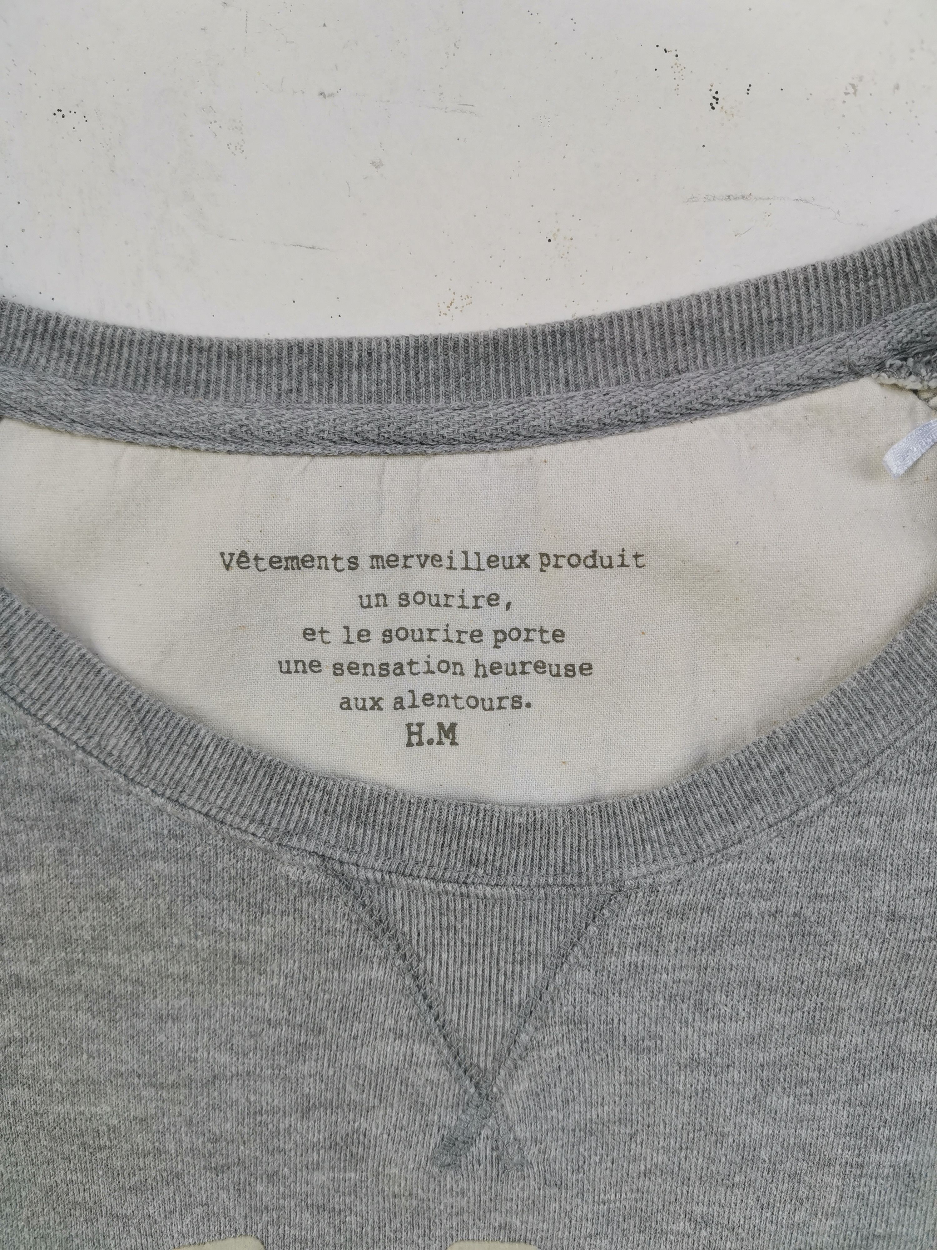 Japanese Brand H.M Afaik 20 Big Logo Sweatshirt Size US L / EU 52-54 / 3 - 4 Thumbnail