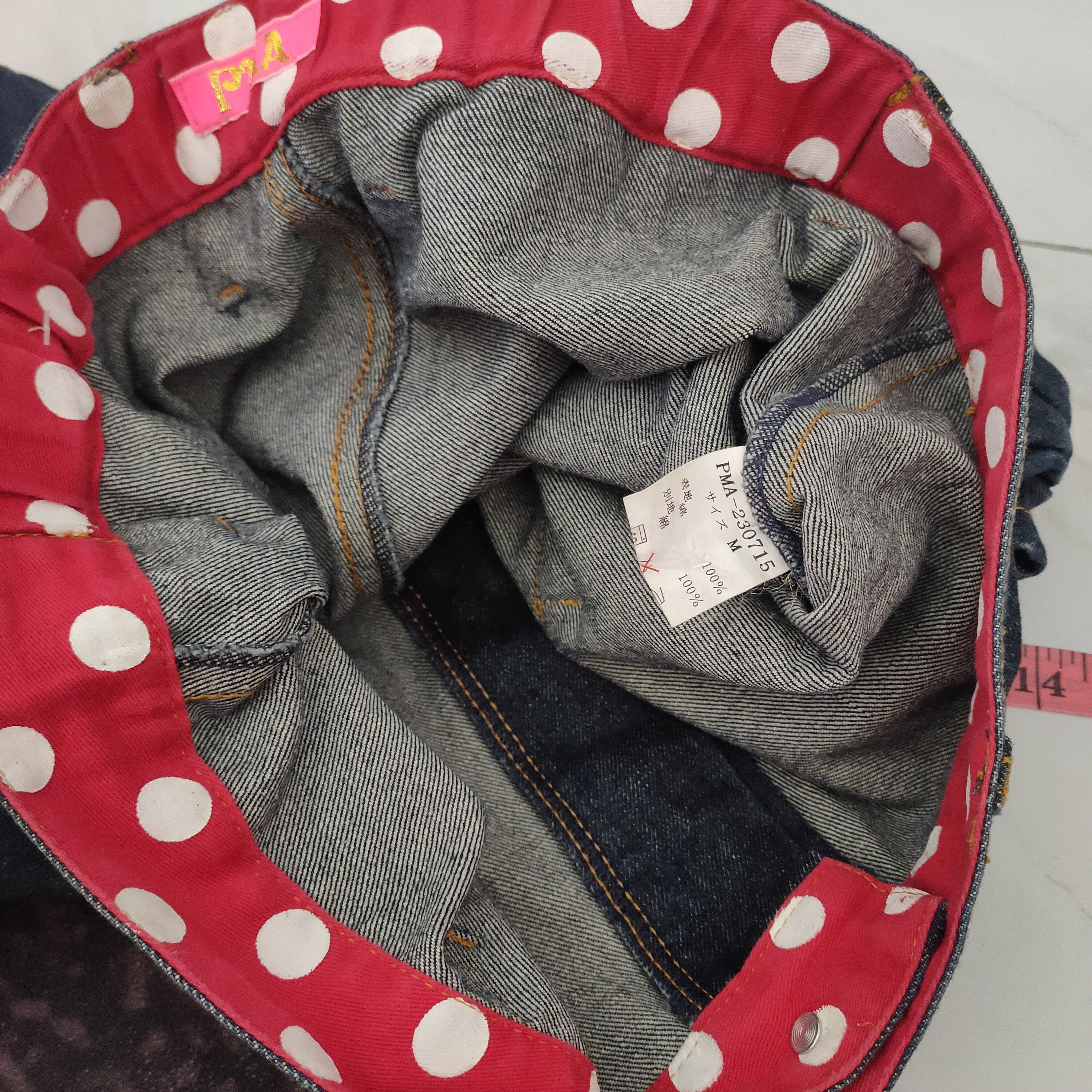 Indigo PMA harem pants polka dot 3 quarter Size US 31 - 8 Thumbnail