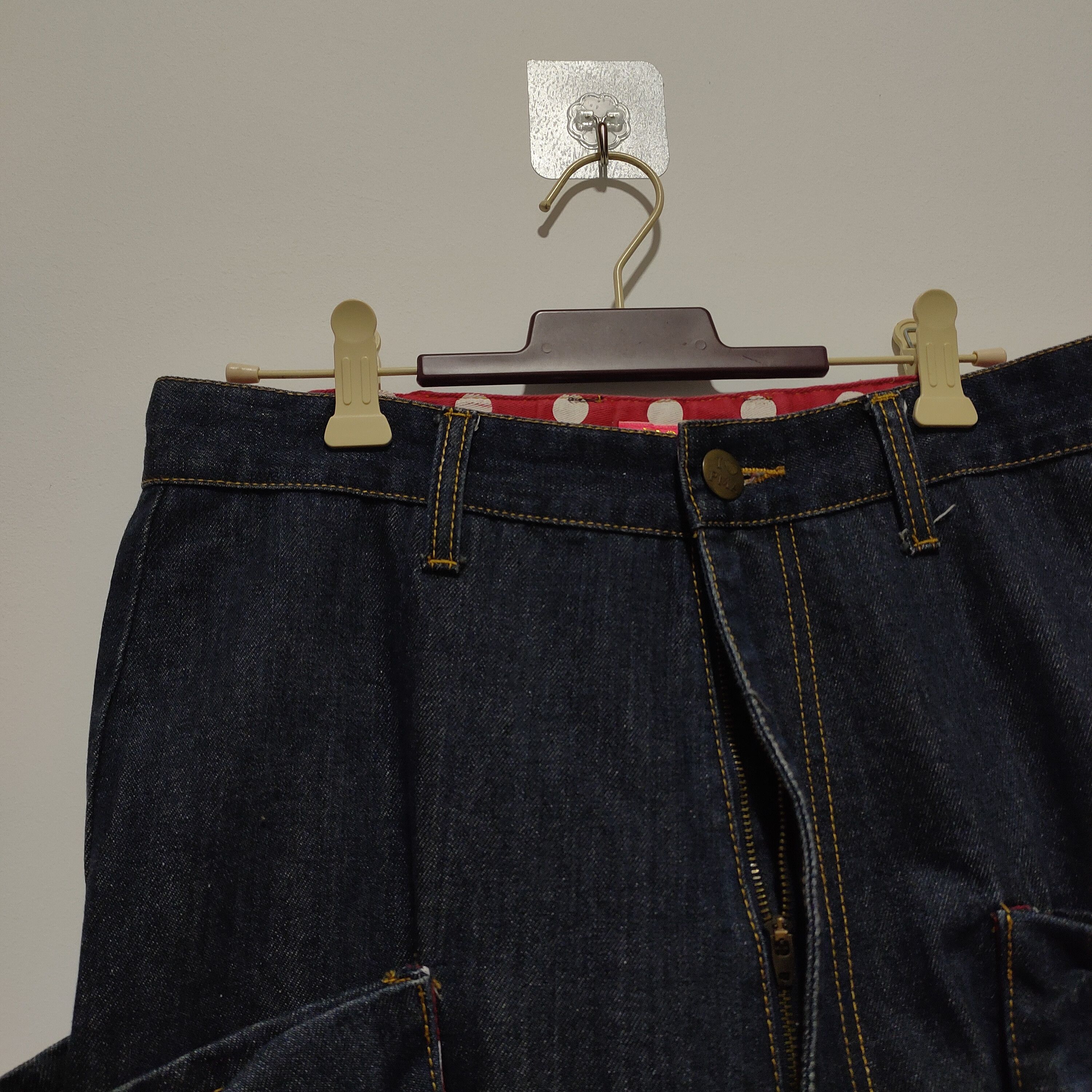 Indigo PMA harem pants polka dot 3 quarter Size US 31 - 5 Thumbnail