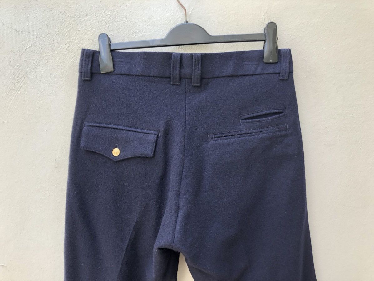 NO ID NWT No ID. Japan Navy Blue Wool Trouser Pant Size US 32 / EU 48 - 6 Thumbnail