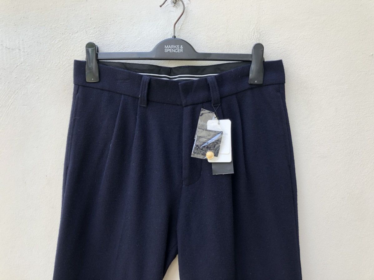 NO ID NWT No ID. Japan Navy Blue Wool Trouser Pant Size US 32 / EU 48 - 2 Thumbnail