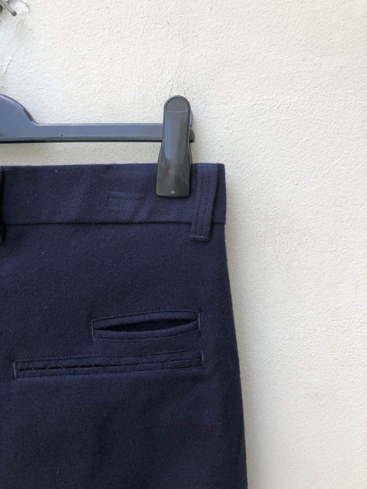 NO ID NWT No ID. Japan Navy Blue Wool Trouser Pant Size US 32 / EU 48 - 9 Thumbnail