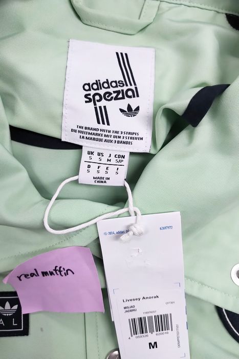 Adidas livesey anorak green online