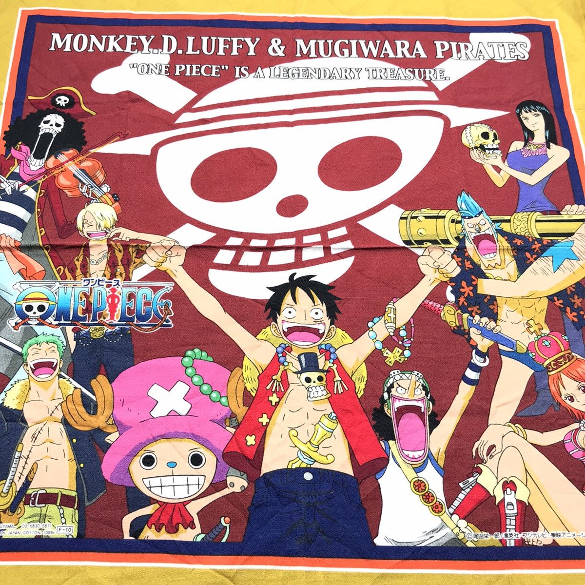 One Piece ONE PIECE anime japan bandana handkerchief neckerchief rare Size ONE SIZE - 3 Thumbnail