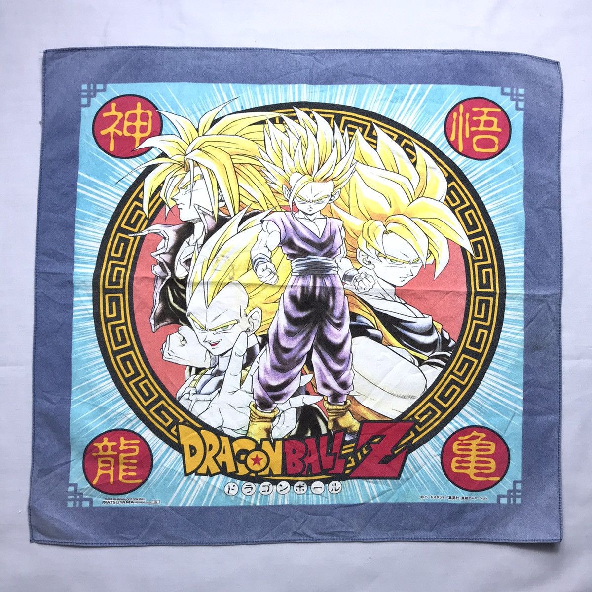 Anime Vintage DRAGONBALL Z anime japan bandana handkerchief rare Size ONE SIZE - 1 Thumbnail