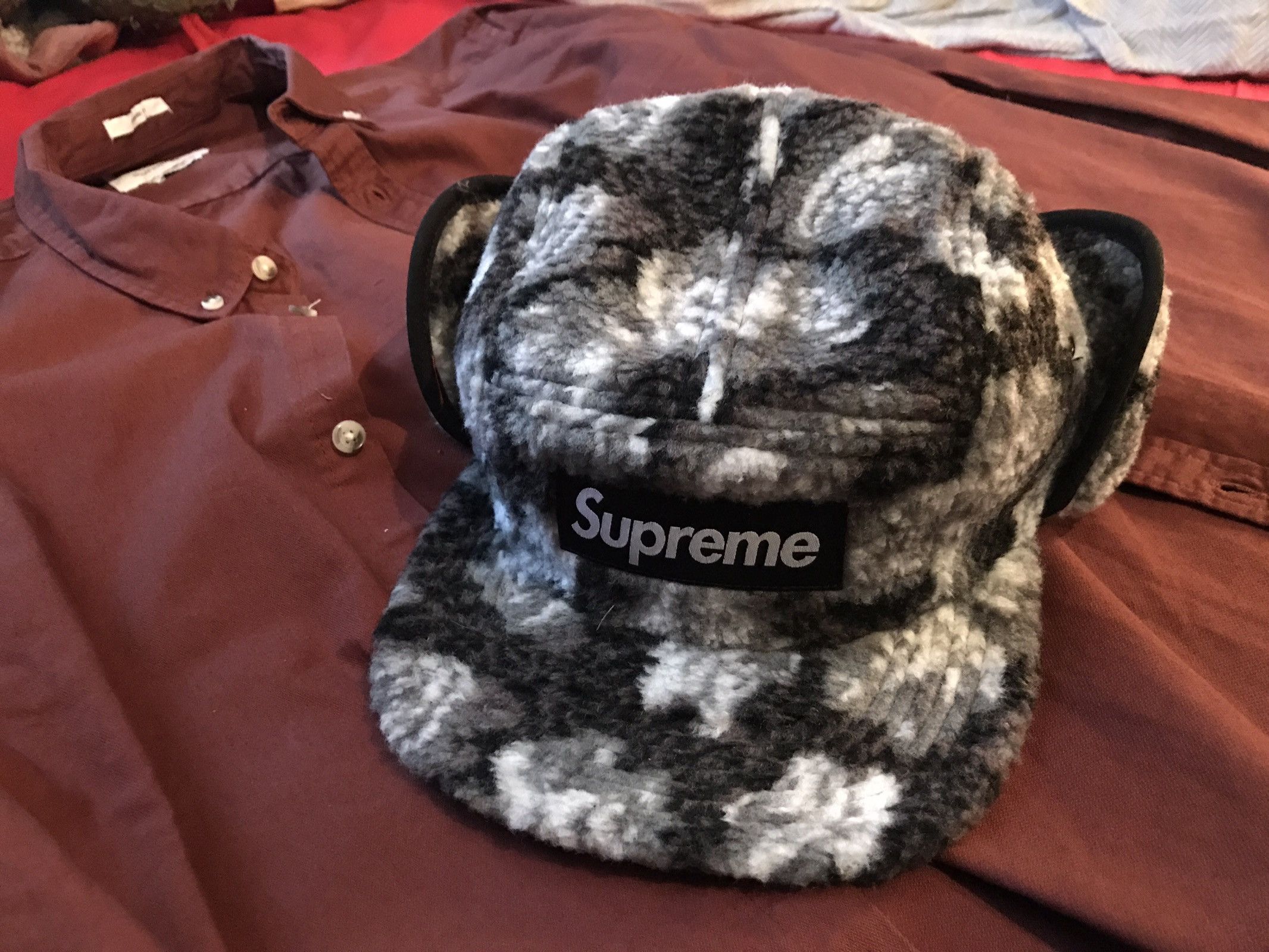 Supreme Rose Sherpa | Grailed