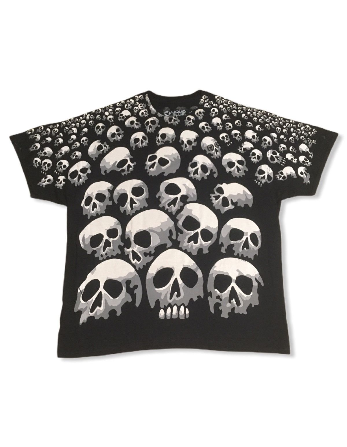Liquid Blue Son Of Skulls Travis Scott Black Shirt Liquid Blue 