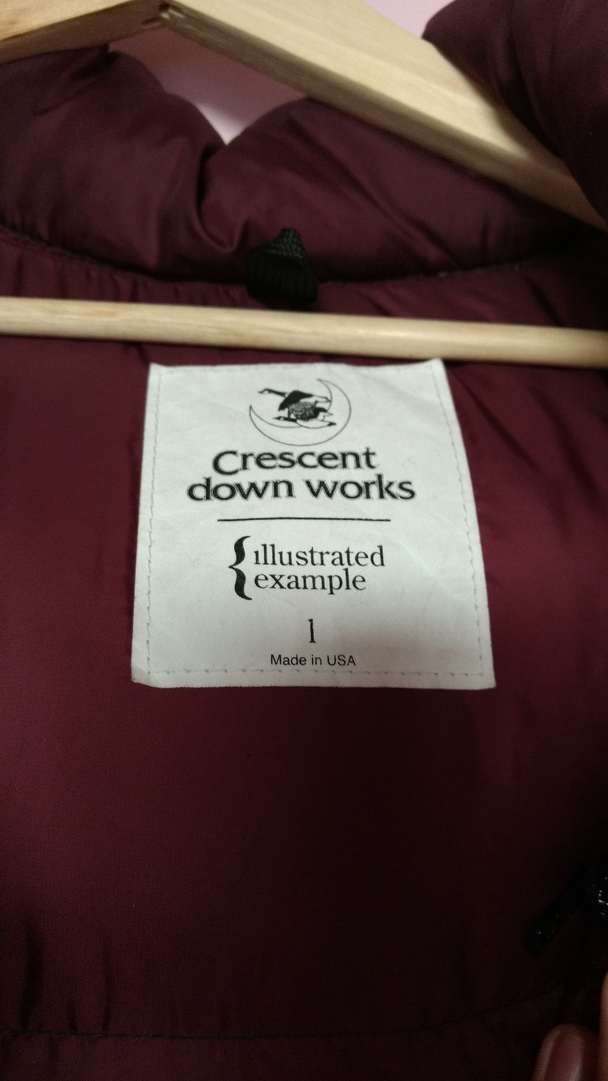 Crescent Down Works × illustrated example Hooded Down Jacket Size US L / EU 52-54 / 3 - 9 Thumbnail