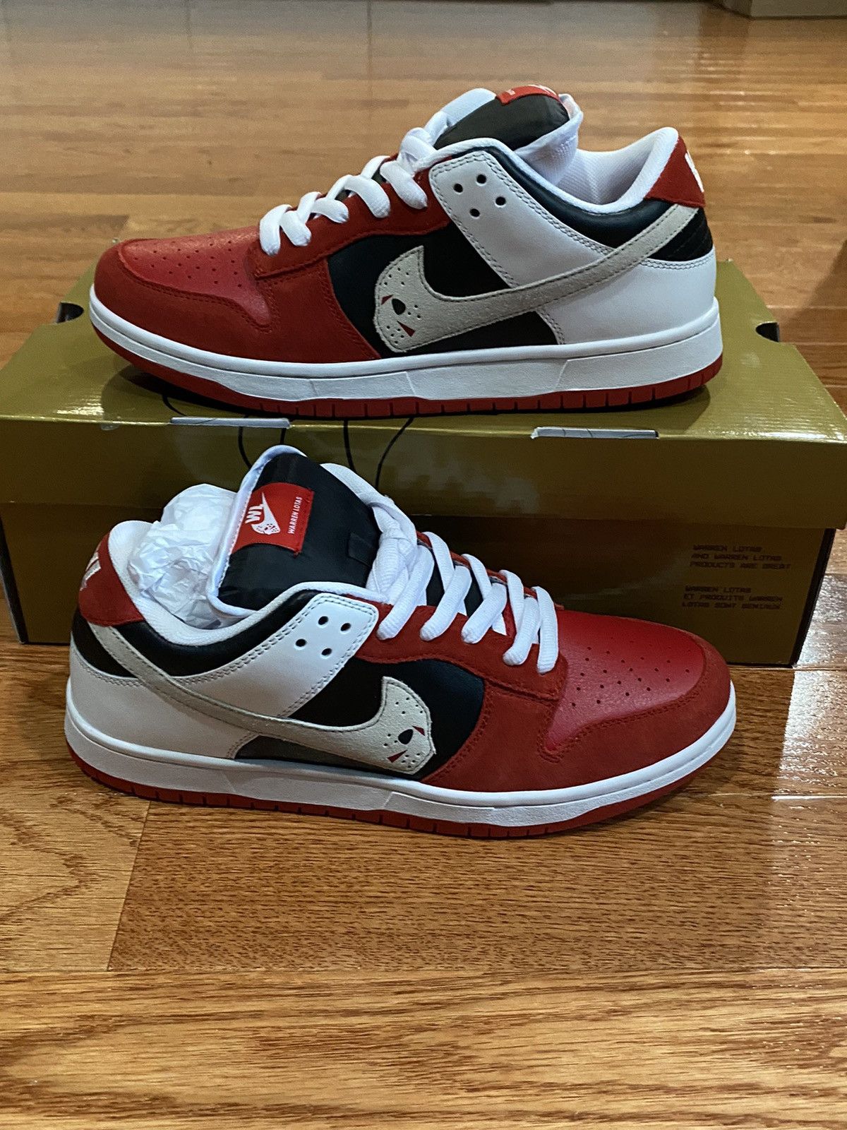 Warren Lotas Warren Lotas SB DUNK LOW Jason Slasher Size US 8 / EU 41 - 4 Thumbnail