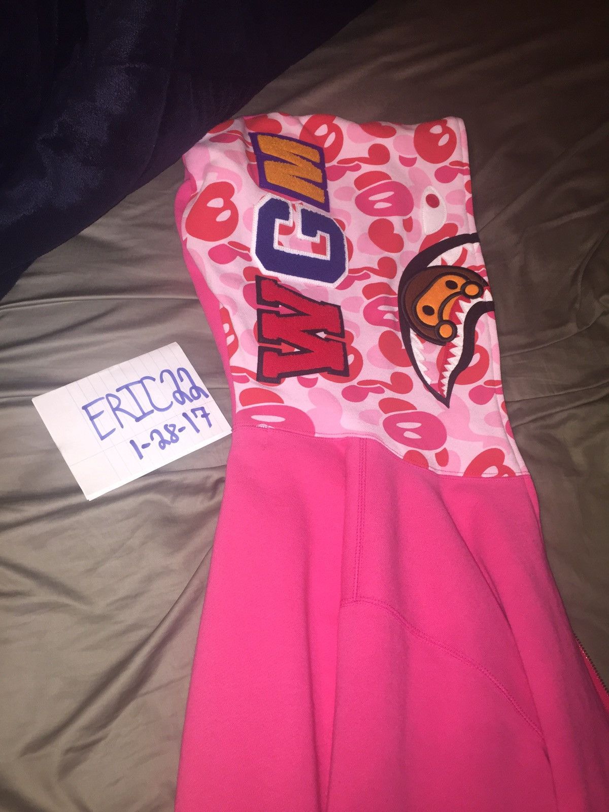 00s BABY MILO ピンク スウェットフーディ　L Pink Baby Milo Hoodie | Grailed