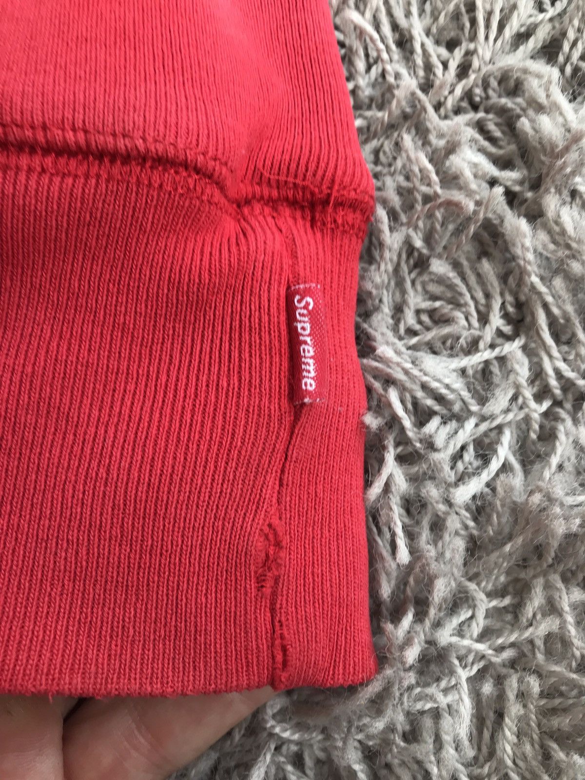 Coolkicks Farmers Market | Supreme Washed Box Logo Crewneck