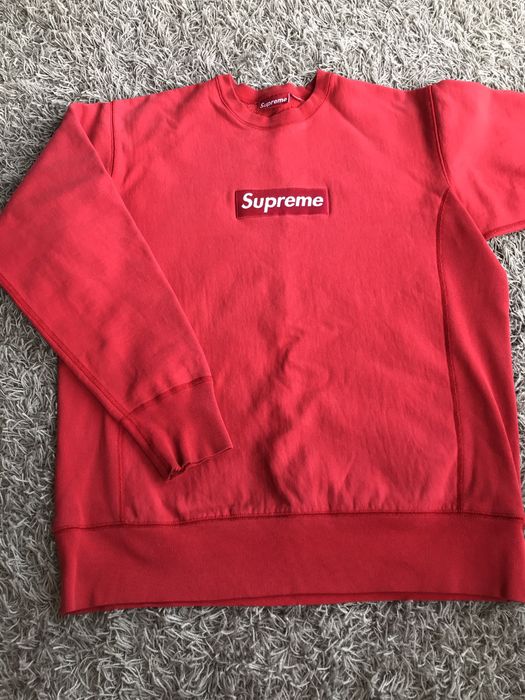 Red store supreme crewneck