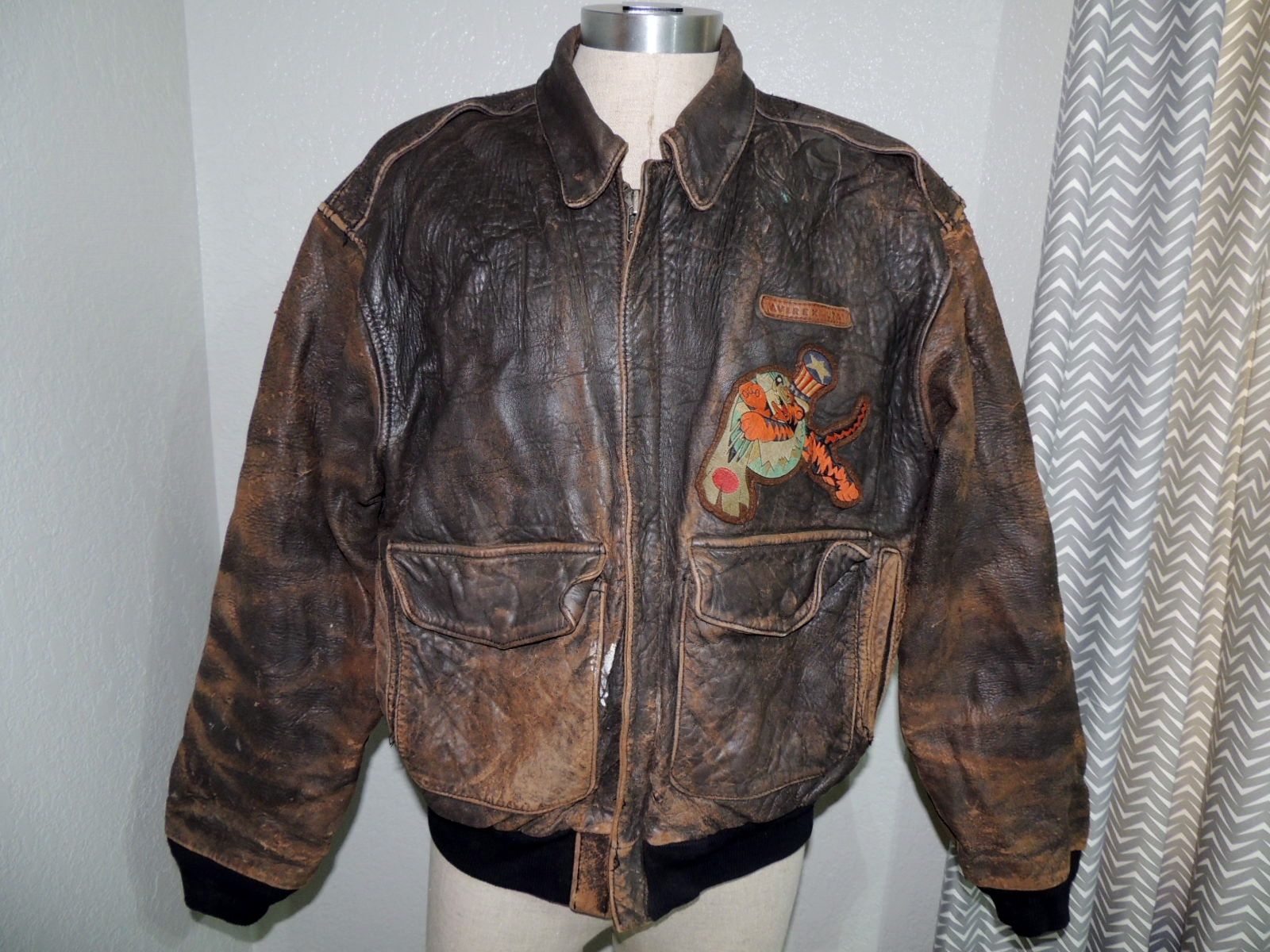 Vintage VINTAGE AVIREX TYPE A2 LEATHER JACKET TYPE A2 | Grailed