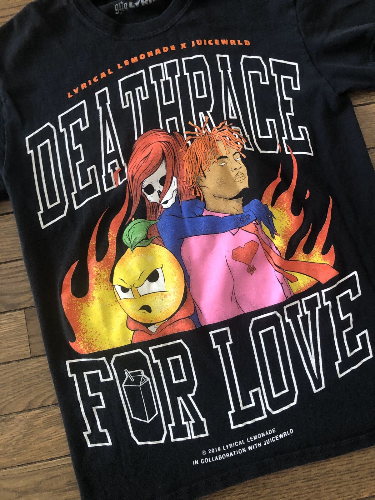 999 Club × Lyrical Lemonade Lyrical Lemonade x Juice Wrld Deathrace For Love Tee 999 Size US M / EU 48-50 / 2 - 2 Thumbnail