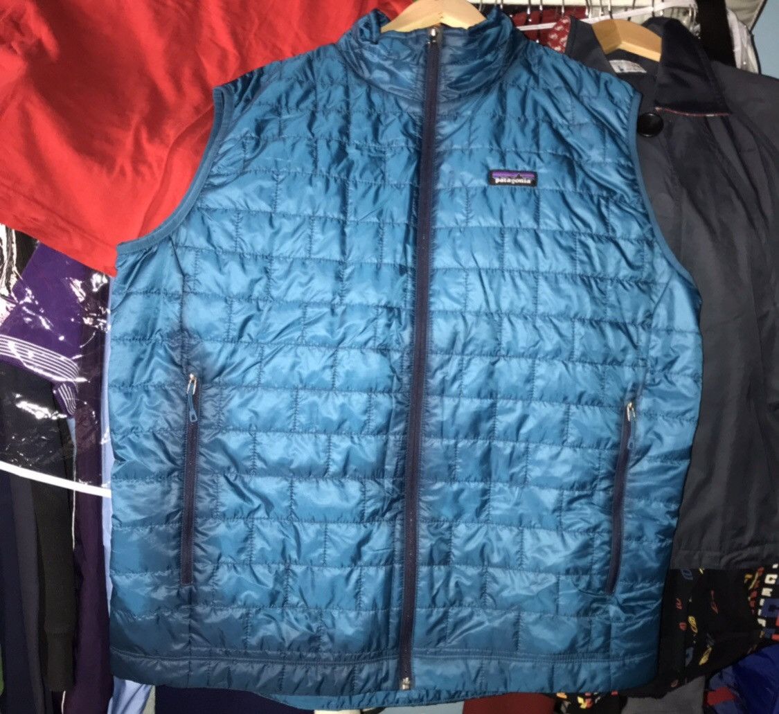 Ocean Blue Pleated Patagonia Vest