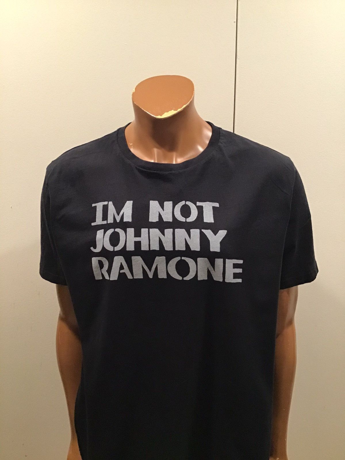 Band Tees Worn Free Im Not Johnny Ramone The Ramones Punk Rock T-shirt Size US XXL / EU 58 / 5 - 9 Preview