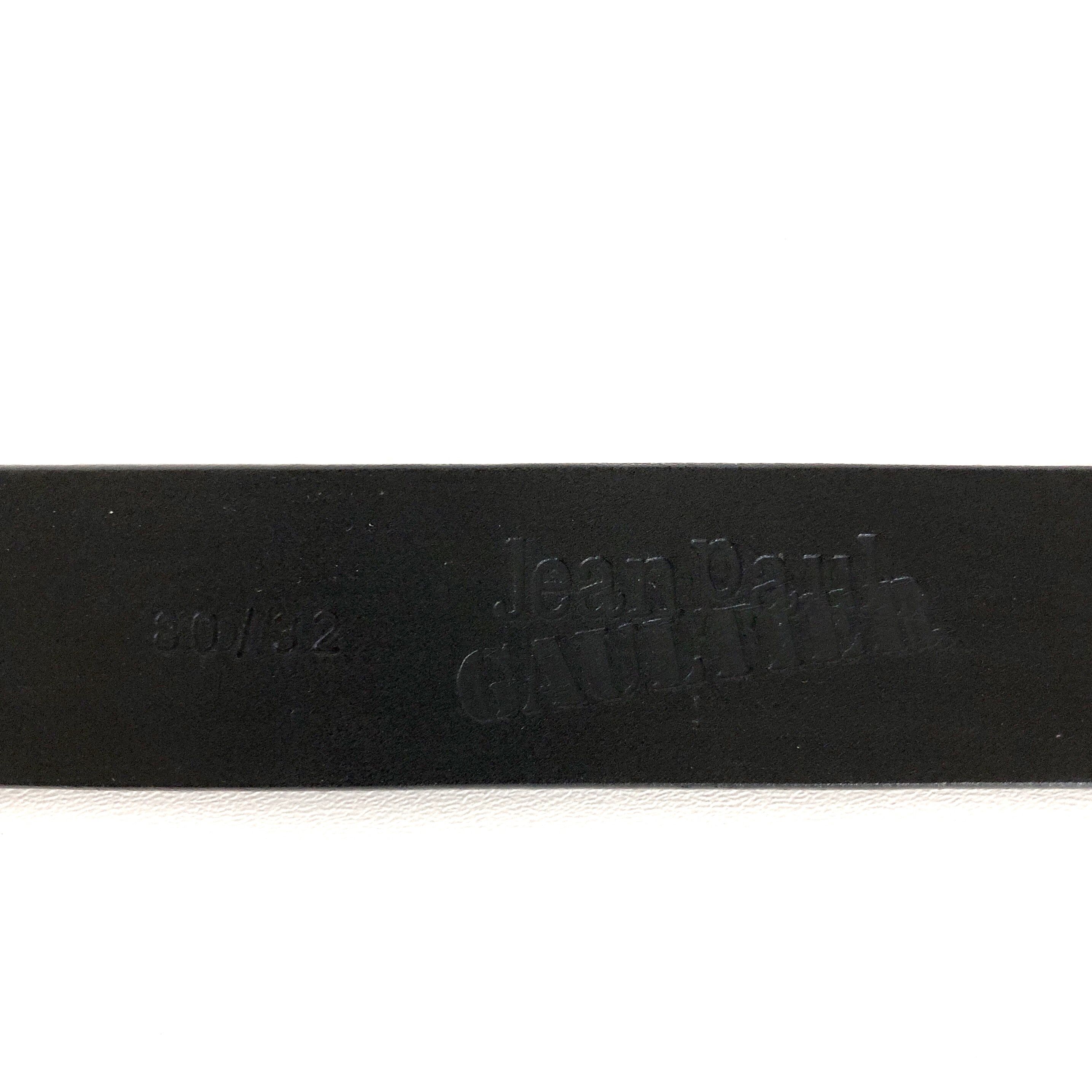 Jean Paul Gaultier Archive/Vintage 1990s Logo Belt Size 32 - 5 Thumbnail